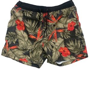 Mens Burnside Hawaiin Shorts sz L